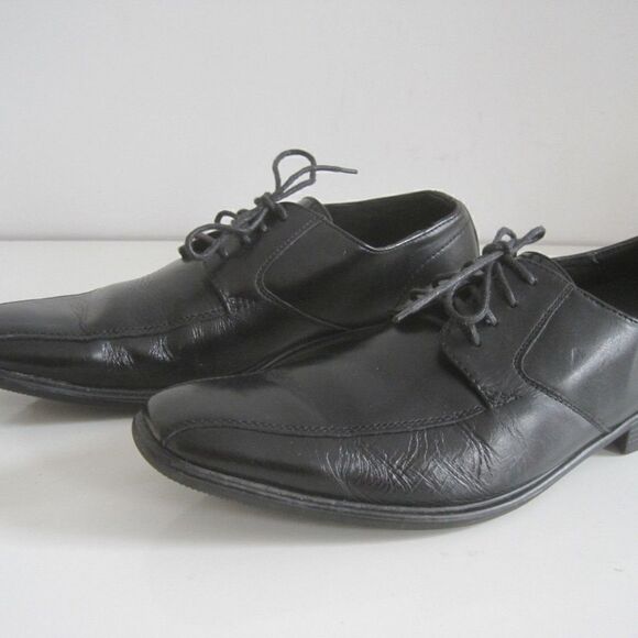 STUDIO VIA SPIGA Mens Shoes 9 Black Leather - Picture 4 of 7